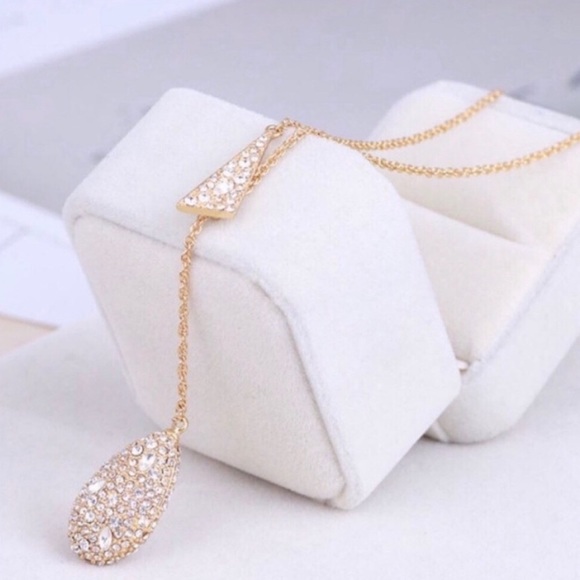 Alexis Bittar Jewelry - Alexis Bittar NWOT Gold Lariat Pendant Necklace